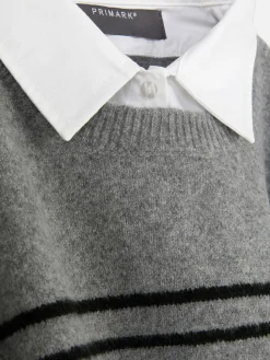2-in-1 Layered Shirt Vest