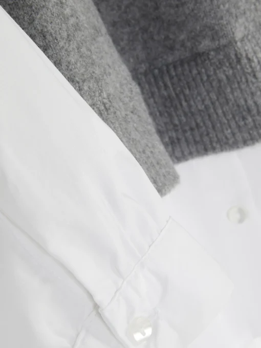2-in-1 Layered Shirt Vest