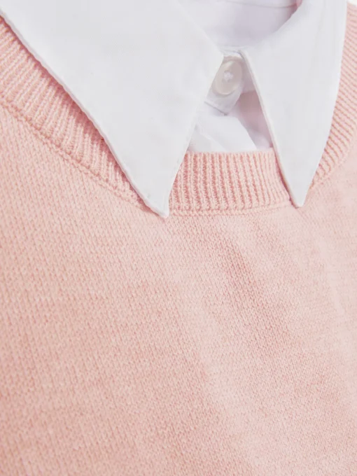 2-in-1 Shirt And Sweater