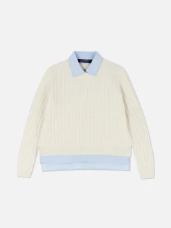 2-in1 Shirt Sweater