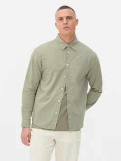 Jacquard Long Sleeve Shirt