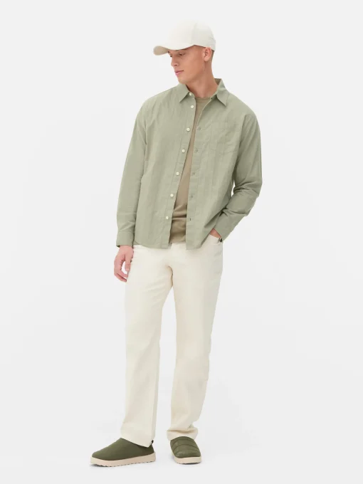 Jacquard Long Sleeve Shirt