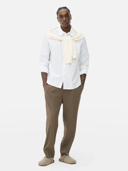 Jacquard Long Sleeve Shirt