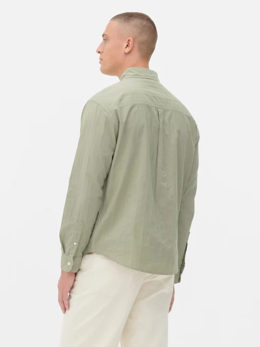 Jacquard Long Sleeve Shirt