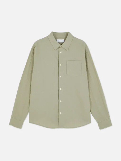 Jacquard Long Sleeve Shirt