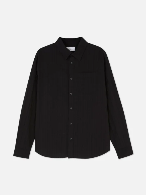 Jacquard Long Sleeve Shirt