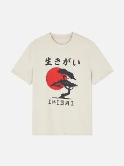 Japanese Tree Print T-Shirt