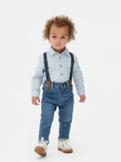 Jeans With Suspenders