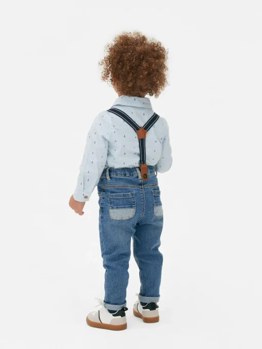 Jeans With Suspenders