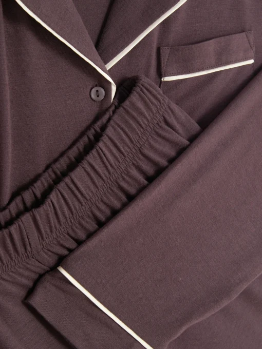 Jersey Long Sleeve Boyfriend Pajamas