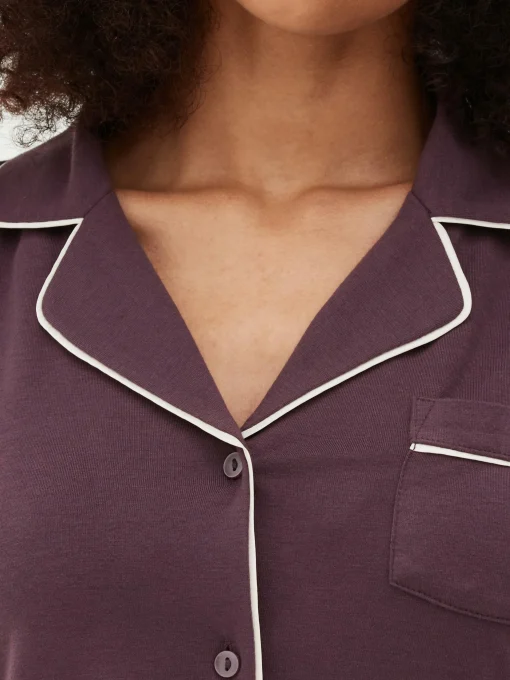 Jersey Long Sleeve Boyfriend Pajamas
