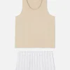 Jersey Tank And Pajama Shorts