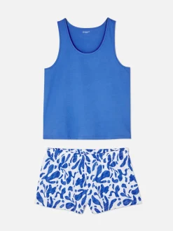 Jersey Tank And Shorts Pajamas