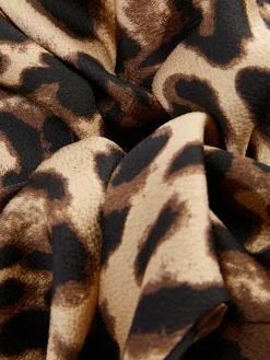 Jumbo Leopard Print Scrunchie
