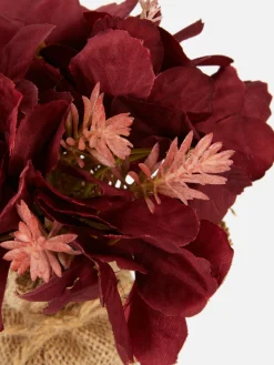 Jute Wrapped Faux Floral Arrangement