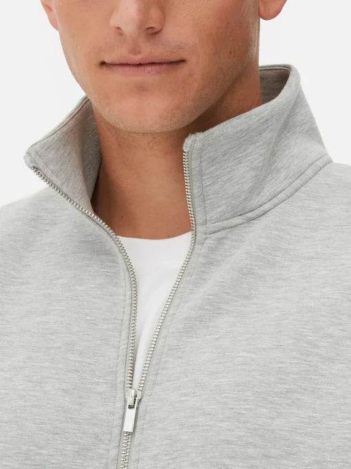 Kem Funnel Neck Zip Sweatshirt
