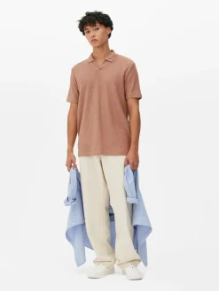 Kem Textured Knit Polo