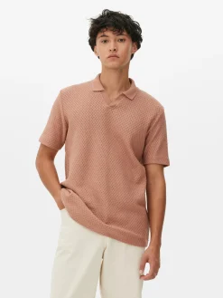 Kem Textured Knit Polo