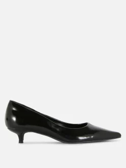 Kitten Heel Court Shoes