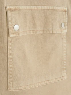 Knee Length Cargo Skirt