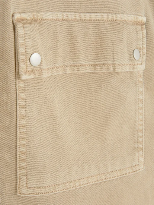 Knee Length Cargo Skirt