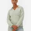 Knit Polo Sweater