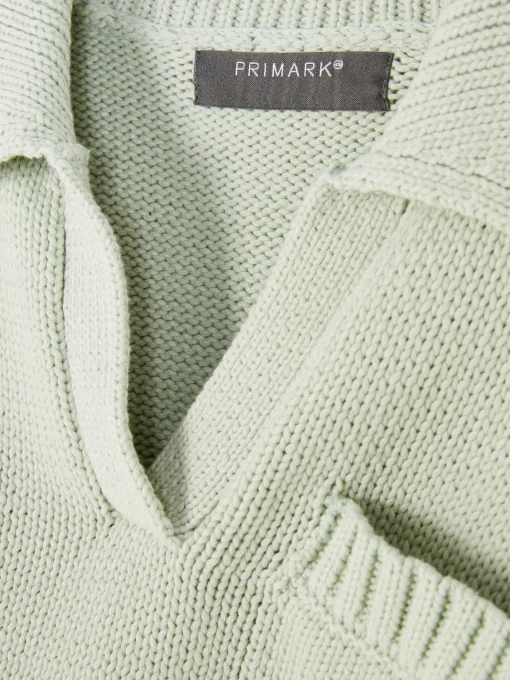 Knit Polo Sweater