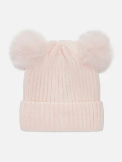 Knit Pompom Beanie