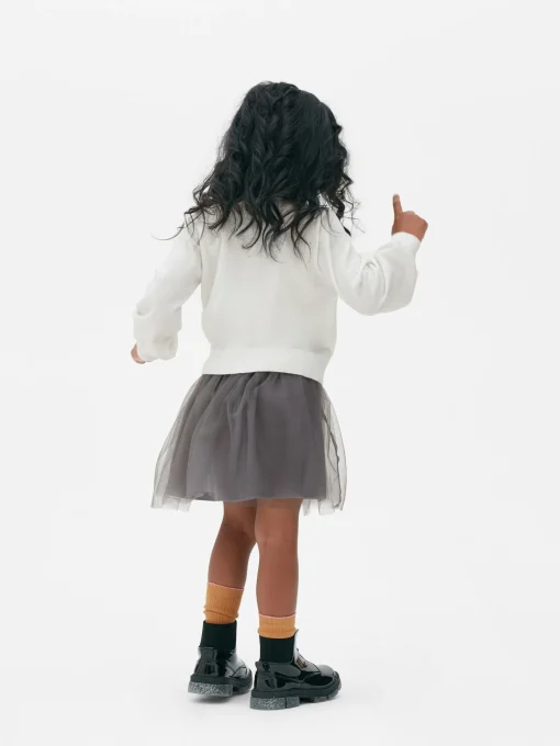 Knitted Cardigan And Tutu Set