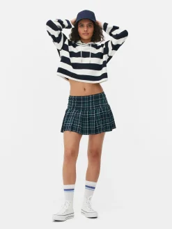 Knitted Stripe Hoodie