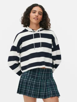 Knitted Stripe Hoodie