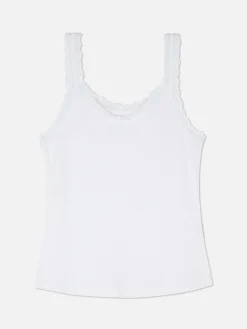 Lace Trim Sleepwear Tank
