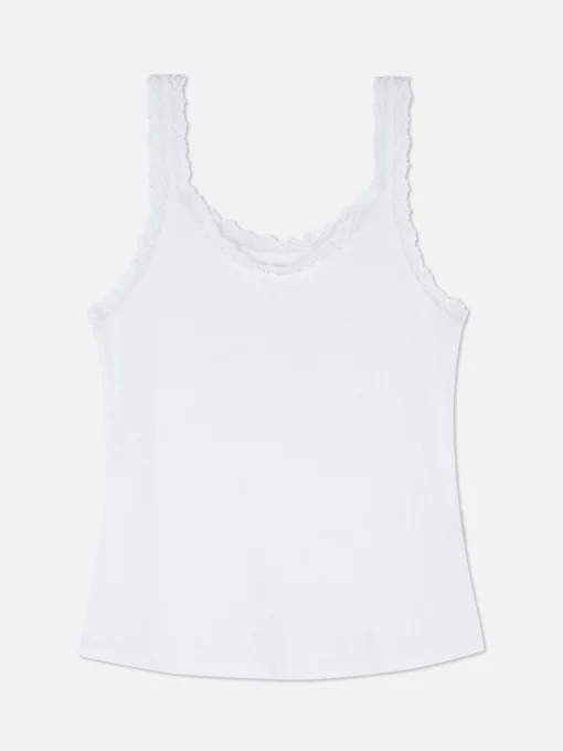 Lace Trim Sleepwear Tank