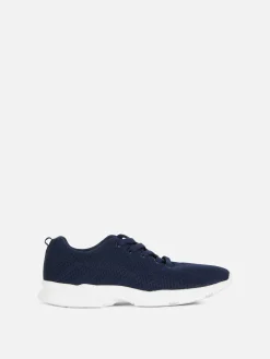 Lace Up Fabric Sneakers