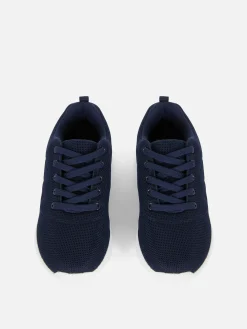 Lace Up Fabric Sneakers