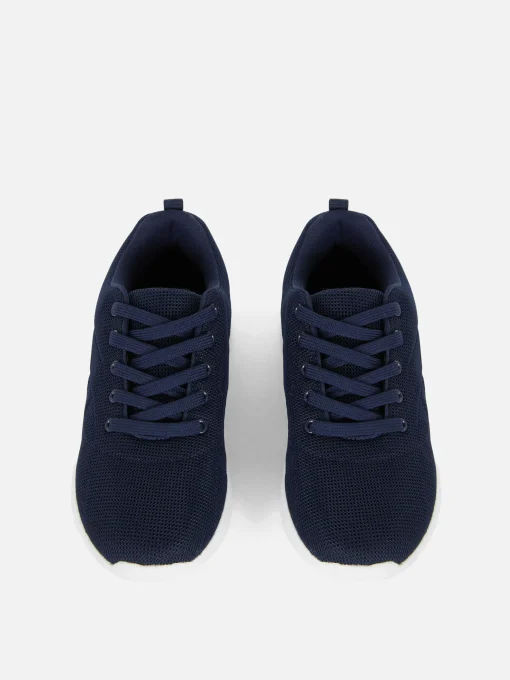 Lace Up Fabric Sneakers