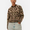 Leopard Bomber Cardigan