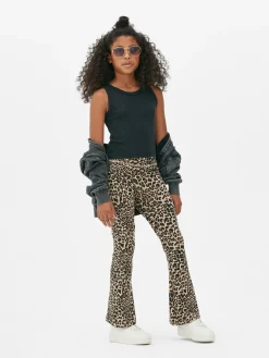 Leopard Flared Leggings