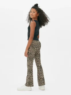 Leopard Flared Leggings