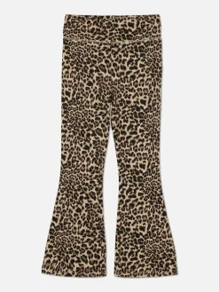 Leopard Flared Leggings