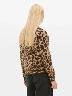 Leopard V-Neck Sweater