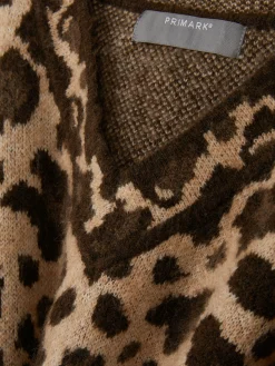 Leopard V-Neck Sweater