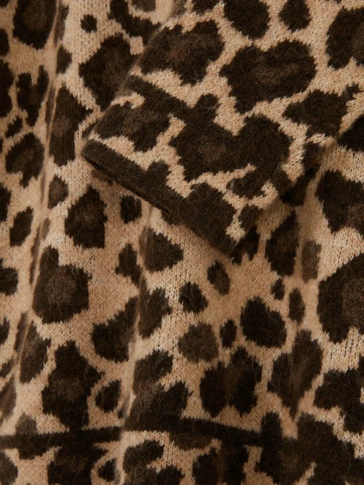 Leopard V-Neck Sweater