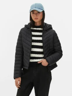 Lightweight Hooded Puffer Jacket