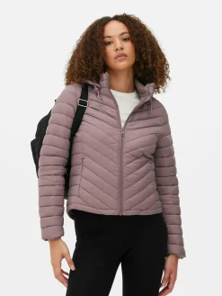 Lightweight Hooded Puffer Jacket