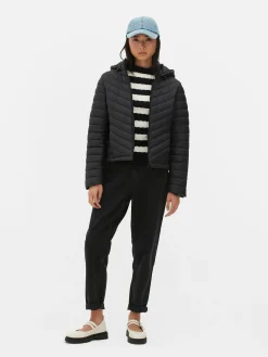Lightweight Hooded Puffer Jacket