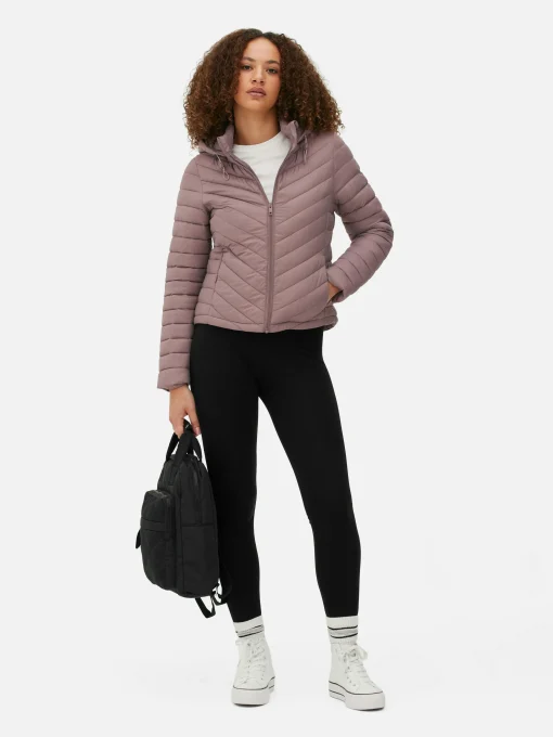 Lightweight Hooded Puffer Jacket