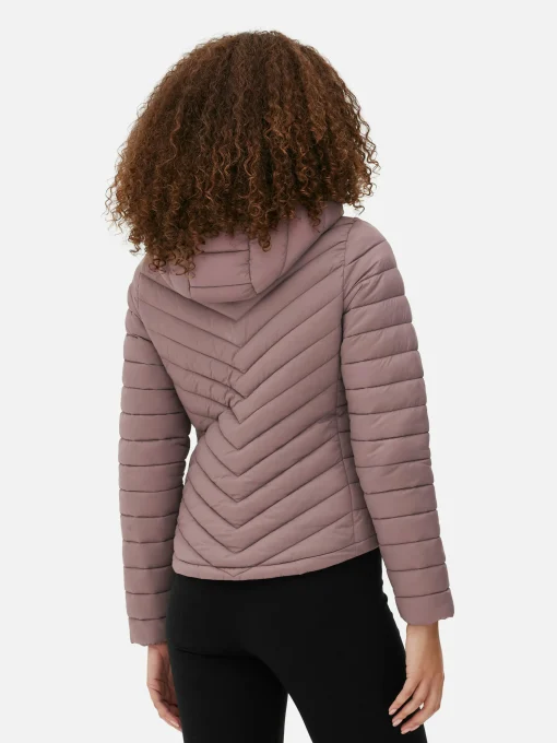 Lightweight Hooded Puffer Jacket