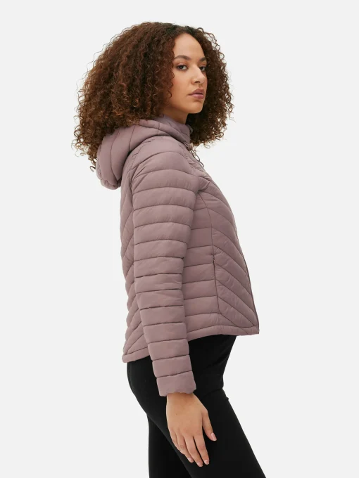 Lightweight Hooded Puffer Jacket