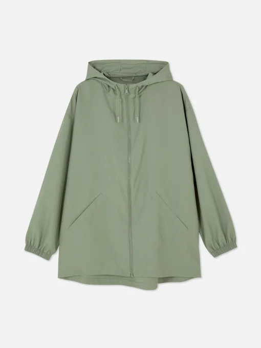 Lightweight Hooded Raincoat